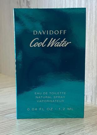 Davidoff cool water edt 1.2 ml