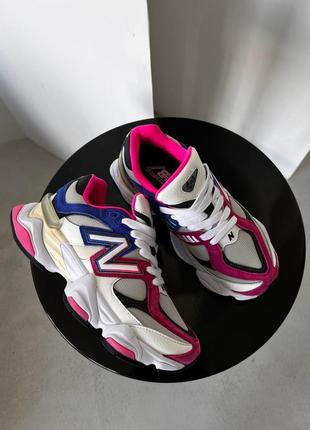 Женские кроссовки new balance 9060 purple/pink1 фото