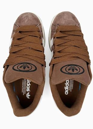 Adidas campus 00s brown/white1 фото