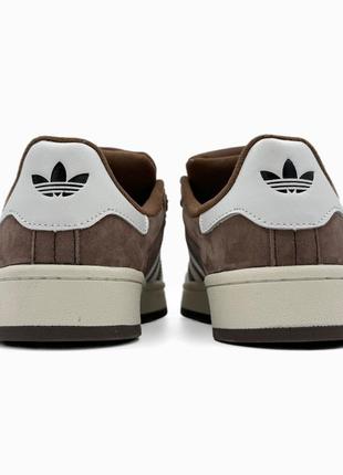 Adidas campus 00s brown/white4 фото