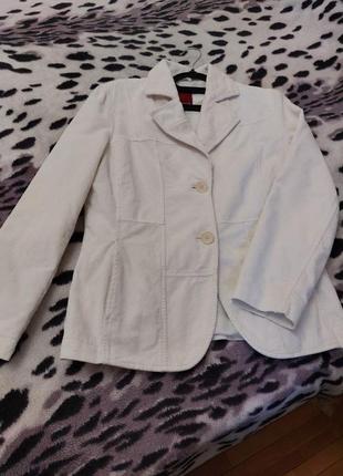 Жакет пиджак ольвет, молочного цвета1 фото