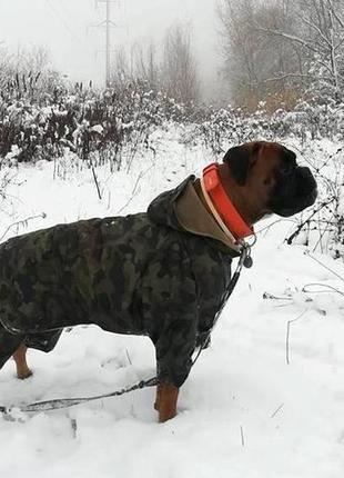 Костюм для собак камуфляж утеплений флісом 21х27 см