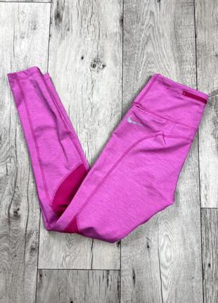 Nike dri-fit лосины s размер женские спортивные розовые оригинал2 фото