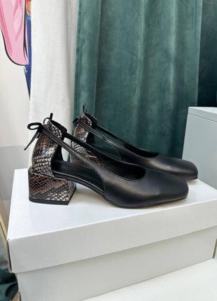 Женские дизайнерские туфли из натуральной кожи jolie7 фото