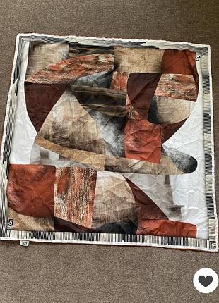 Хустка квадрат шовк штучний шовк геометрія