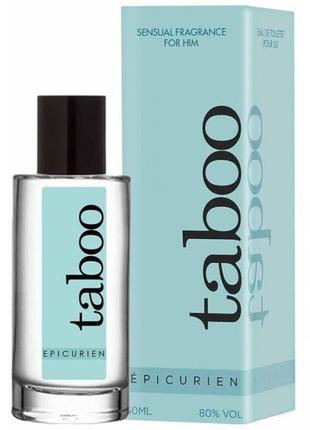 Туалетна вода з феромонами для чоловіків taboo epicurien, 50 ml
