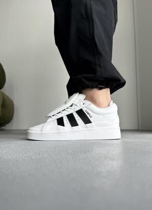 Adidas campus x bad bunny white6 фото