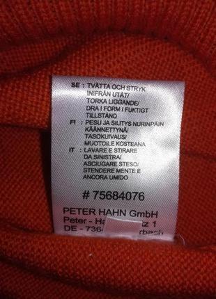 Красиве вовняне (100% virgin wool) плаття-туніка peter hahn, р. 203 фото