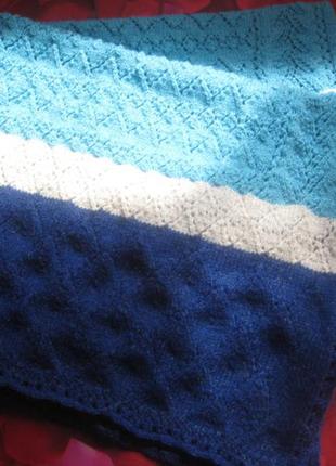 Дитячий в'язаний плед 2