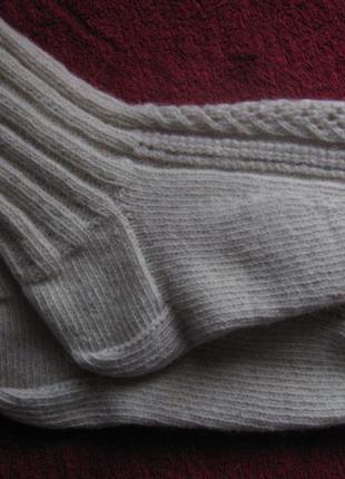Носки шерстяные вязаные ручной работы, р. 35-361 фото