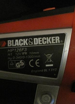 Дриль black decker 4