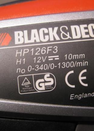 Дриль black decker 7