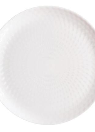 Тарілка обідня luminarc pamplle white 4655q (25 см)