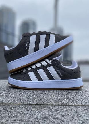 Adidas campus gray&white2 фото