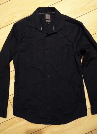 Рубашка мужская, черного цвета.1 фото
