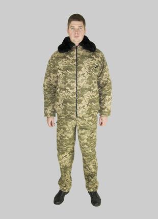 Куртка военная зимняя техническая (техничка) /грета пиксель / флис / пп"світлана-к"