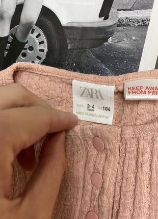 Кофточка от zara 3/4 рочки 3