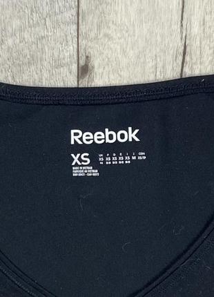 Reebok play dry футболка xs размер женская спортивная чёрная оригинал3 фото