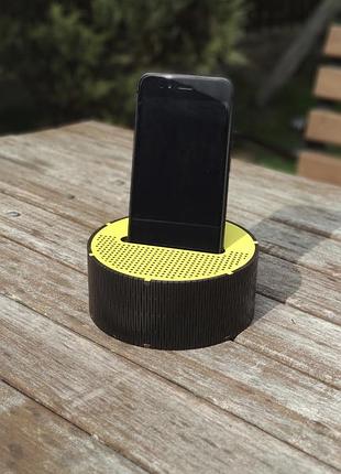 Тримач для телефона підсилювач звуку для iphone підставка під широкий телефон акустична підставка холдер