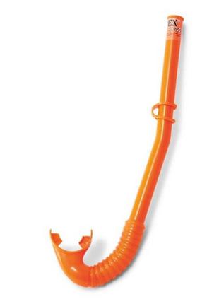 Детская трубка для подводного плавания 55922, 3-10 лет ( 55922(orange) оранжевый 3-10лет, в кульке,1 фото