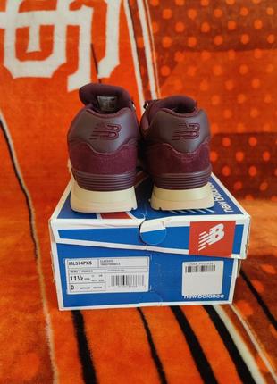 💯оригинал. кроссовки new balance 574 outdoor activist burgundy.9 фото