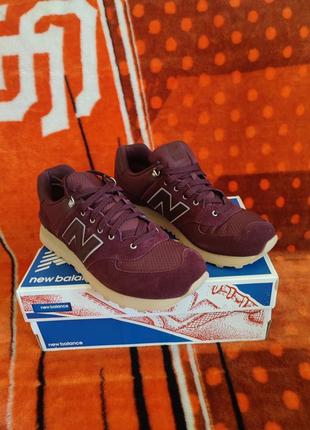 💯оригинал. кроссовки new balance 574 outdoor activist burgundy.10 фото