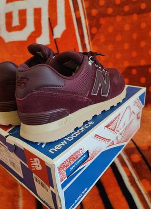 💯оригинал. кроссовки new balance 574 outdoor activist burgundy.8 фото