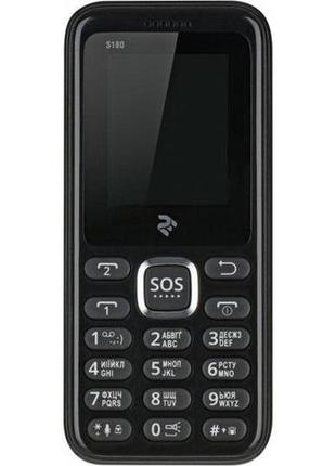 Мобільний телефон 2e s180 dualsim black