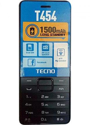 Мобільний телефон tecno t454 dual sim black