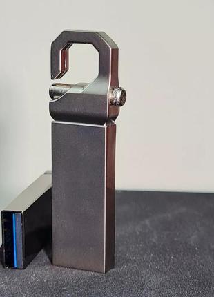 Флешнакопичувач metal type carabiner style 32 гб usb 3.0 gray