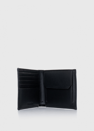 Кошелек calvin klein minimal focus bifold black черный мужской8 фото