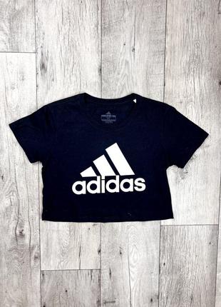 Adidas amplifier tee футболка топ s размер женская короткая с лого оригинал