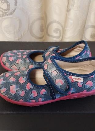 Качественные брендовые удобные туфли для девочки superfit