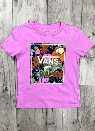 Vans футболка xs размер женская розовая с принтом оригинал