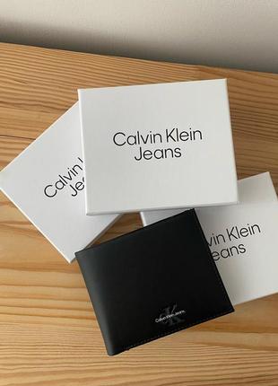 Гаманець calvin klein  black чорний чоловічий7 фото