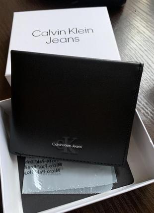 Гаманець calvin klein  black чорний чоловічий4 фото