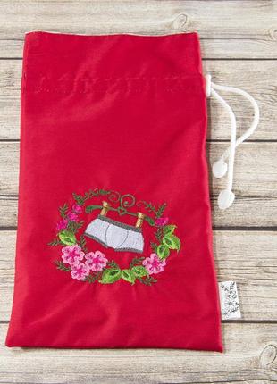 Мешочек для хранения и упаковки одежды, для путешествий и организации (боксеры, красный)