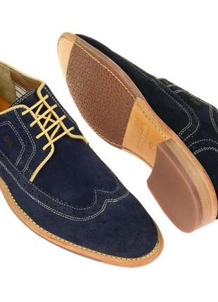 Невероятные замшевые туфли бренда мужской обуви из нимечки gordon &amp; bros.2 фото