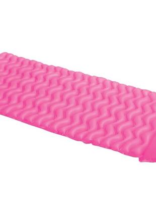 Надувной матрас для плавания intex 58807 с подушкой (розовый)