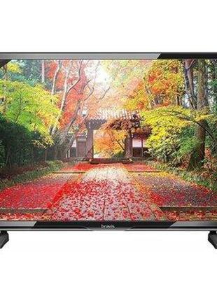 Bravis led-22f1000 + t2 black телевізор 22" fullhd китай б/у