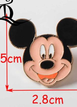 Значок брошь пин  дисней микки маус mickey mouse и минни маус металл3 фото