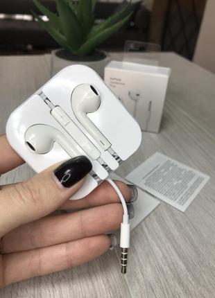 Провідні навушники earpods with 3.5mm для iphone білі