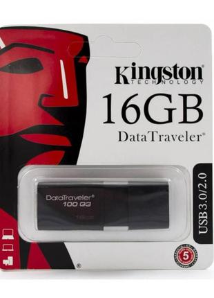 Usb флешка kingstone datatraveler 100g3 16gb usb 3.0 / 2.0