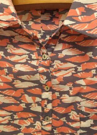 Дуже гарна і стильна брендовий блузка в уточках..коттон/віскоза.