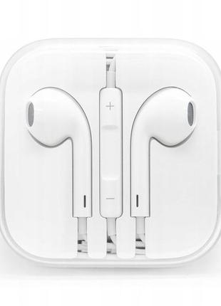 Дротові навушники гарнітура для iphone earpods with 3.5 mm (mn...