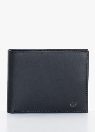 Кошелек calvin klein black черный мужской