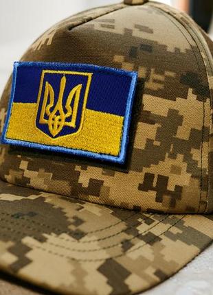 Блайзер летний, кепка / бейсболка с шевроном камуфляж -  пиксель