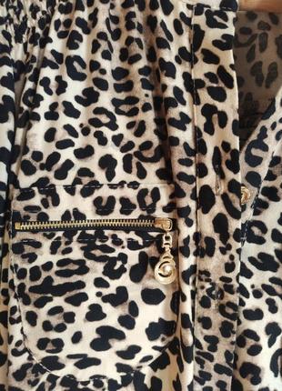 Блуза кофточка в леопардовый принт2 фото