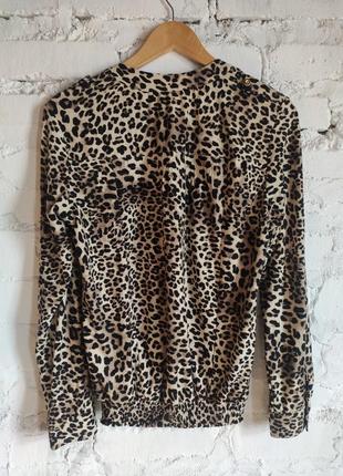 Блуза кофточка в леопардовый принт4 фото