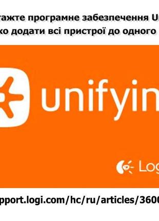 Приемник logitech unifying u0008 ресивер адаптер для мыши logitech с оранжевой звездочкой 8